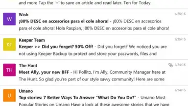 Microsoft Outlook screenshot 5