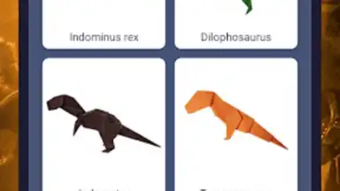 Origami dinosaurs paper shapes screenshot 11