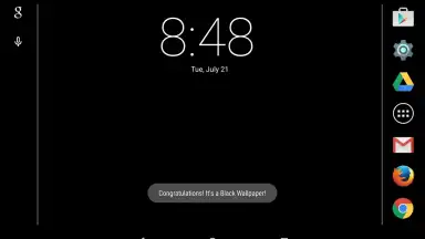 Pitch Black Wallpaper screenshot 1