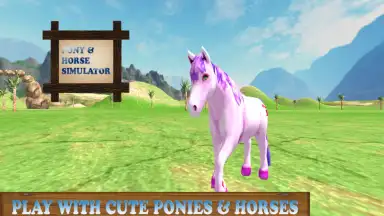 Pony Horse Simulator Kids 3D screenshot 6