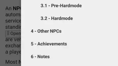 Terraria Wiki screenshot 1