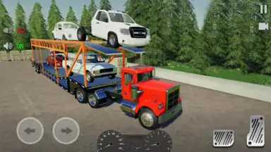 Truck Car Transport Trailer Games screenshot 1