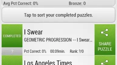 Crossword Puzzle screenshot 9