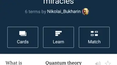 Quizlet screenshot 5