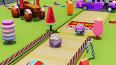 Candy Ball Run - Rolling Games screenshot 1