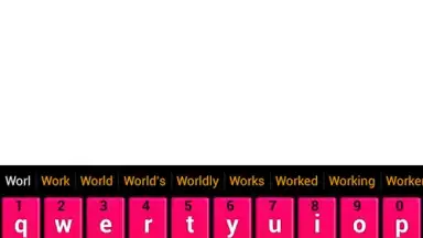 Pink Keyboard screenshot 14