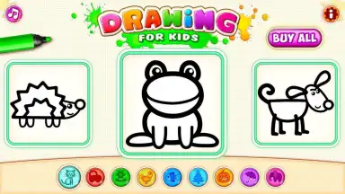 Drawing for Kids! Coloring Children Games Toddlers screenshot 8