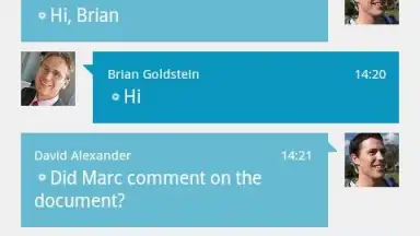 Lync 2010 screenshot 2