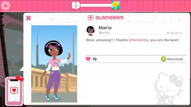 Hello Kitty Fashion Star screenshot 2