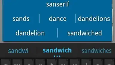 Ice Cream Sandwich Keyboard screenshot 2