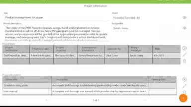 MobiDB Project Management screenshot 17