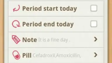 Period Calendar screenshot 2