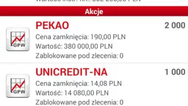 Bank Pekao screenshot 2