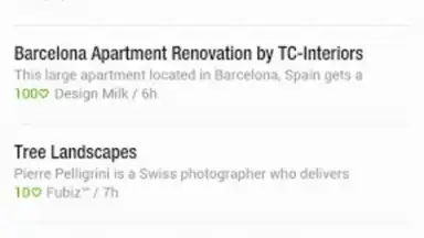 Feedly screenshot 2