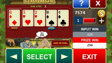 Garage slot machine screenshot 5