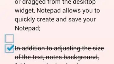 Quick notes screenshot 1
