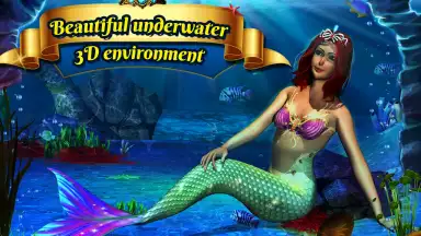 Cute Mermaid Simulator 3D screenshot 2