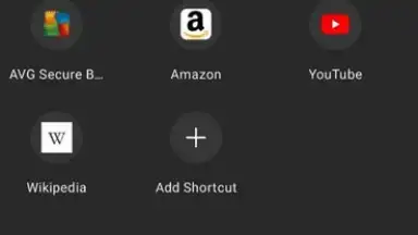 AVG Browser screenshot 1
