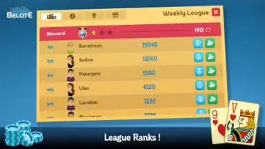 Belote en ligne screenshot 13
