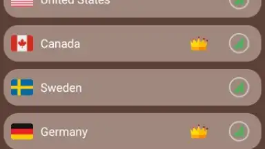 X premium VPN screenshot 2