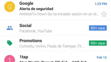 Gmail GO screenshot 7