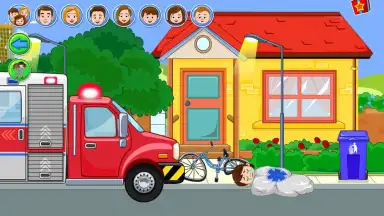 My Town : Firestation Free screenshot 3