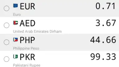 Daily Currency Rates screenshot 8