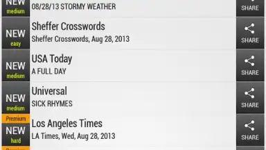 Crossword Puzzle screenshot 3