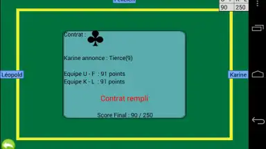 Belote Online screenshot 5