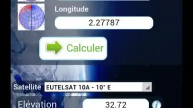 Eutelsat satellite finder screenshot 3