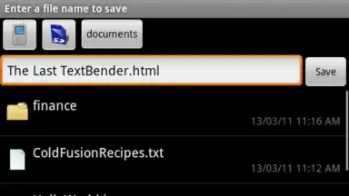 TextWarrior screenshot 2