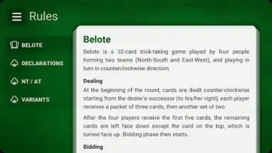 French Belote screenshot 1