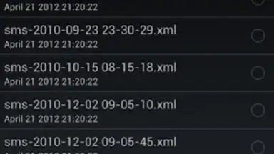 SMS Backup and Restore screenshot 3