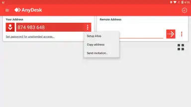 AnyDesk screenshot 1