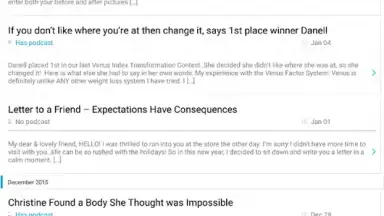 Venus Index Mobile screenshot 8