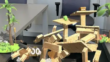 Angry Birds AR: Isle of Pigs screenshot 4