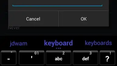 Jelly Bean Keyboard 4.3 screenshot 5