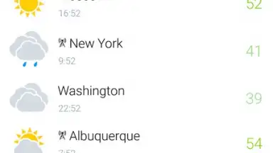Gismeteo screenshot 1