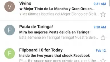 Gmail GO screenshot 4