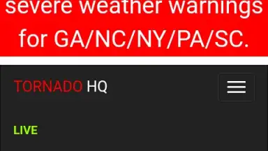 Alertas de tormentas y tiempo severo en vivo screenshot 1