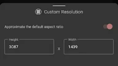 Pixels: Resolution+DPI Changer screenshot 5