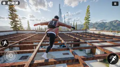 Going Up Jump Parkour Rooftop screenshot 2