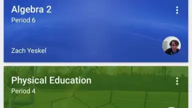 Google Classroom screenshot 9