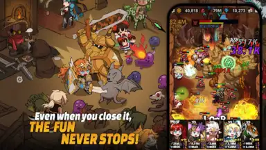 Loop Dungeon: Idle RPG screenshot 3