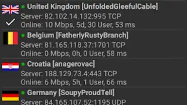 VPN Servers screenshot 2