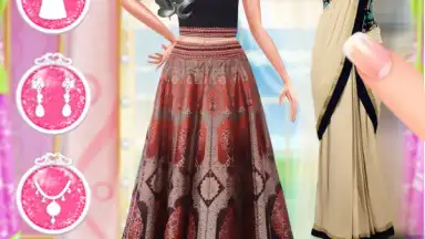 Indian Gopi Doll Makeover- Indian Bridal Fashion screenshot 4