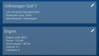 OBDeleven VAG car diagnostics screenshot 12
