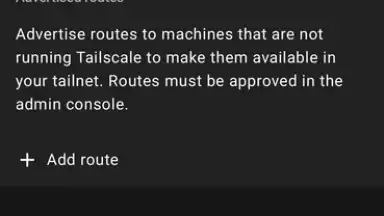 Tailscale screenshot 14