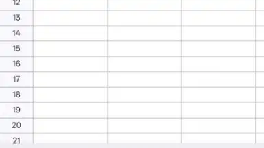 Google Sheets screenshot 16