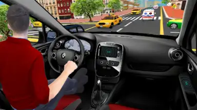 Taxi Games Driving Car Game 3D screenshot 2